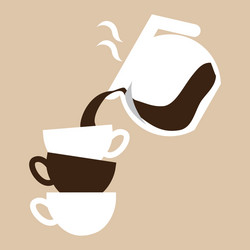 Delicious coffee vector