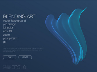 futuristic user interface ui technology vector image