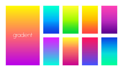 Gradient Abstract Backgrounds vector image