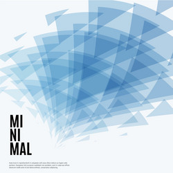 Abstract design background with triangles vector