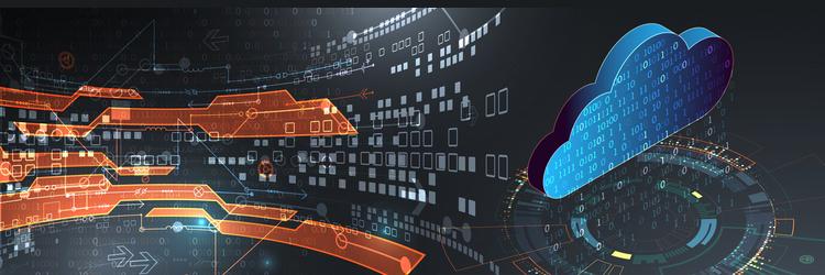 cloud computing conceptabstract connection vector image