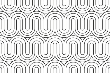 Geometric seamless pattern with linear vector