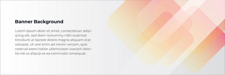 abstract banner design web template set vector image