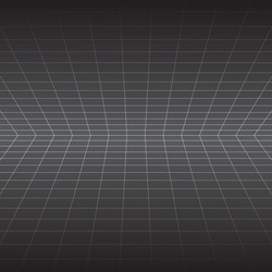 abstract grid 3d lined background vector image