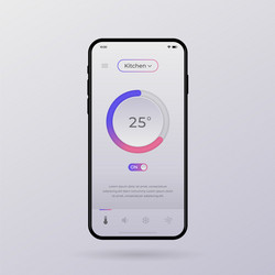 dashboard ui and ux kit control center design vector image