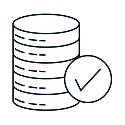 database server technology vector image