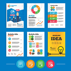 document icons download file and checkbox vector image