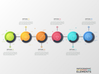 Modern infographic template vector