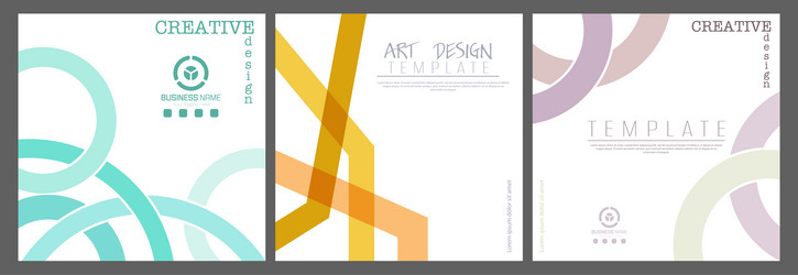 a pattern of geometric elements set vector image