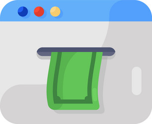 adder adding machine electronic calculator nu vector image