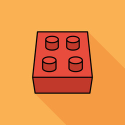 building block icon vector image