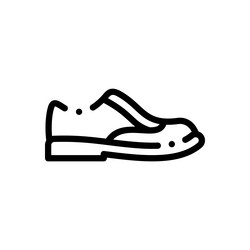elegant icon thin linear style design isolated vector image