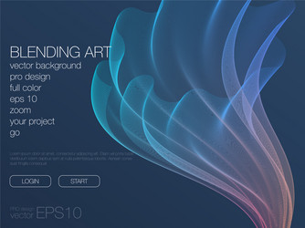 futuristic user interface ui technology vector image
