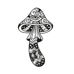 Psychedelic Mushroom Art vector image