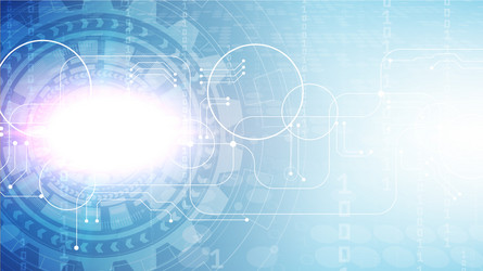 circuit technology background with hi-tech digital vector image