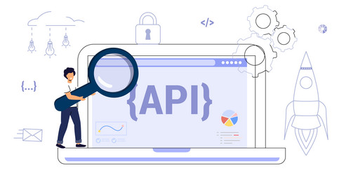Api application programming interface software vector