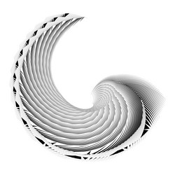 Rgb abstract halftone lines dynamic background vector