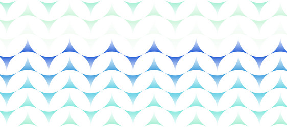 blue triangle wave wrap paper gradient pattern vector image
