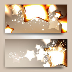 elegant christmas background with snowflakes Vector Image