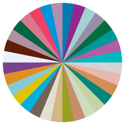 pie chart graph circular circle diagram from vector image