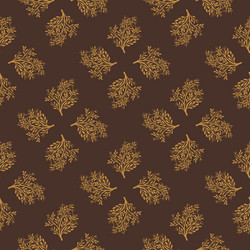 autumn seamless pattern with simple style tree vector image