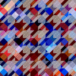 houndstooth pattern on abstract geometric vector image