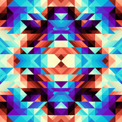 seamless pattern background a triangles vector image