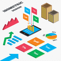 document signs file extensions symbols vector