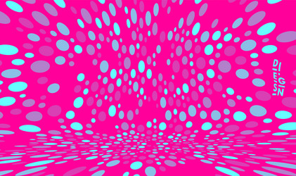 abstract background with color circles chaotic vector image