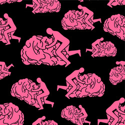 brain pattern seamless ing brains vector