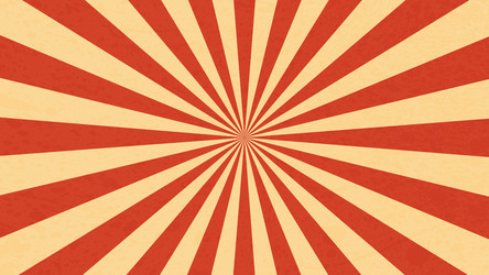 Retro red background with rays Royalty Free Vector Image