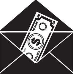 message envelope icon image vector image