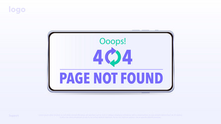 concept loading page for sites error vector image
