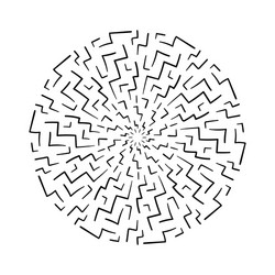 Exploding Circle Burst vector image