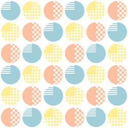 abstract seamless pattern with geometrical objects vector image