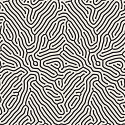 Intricate Rounded Line Pattern vector image