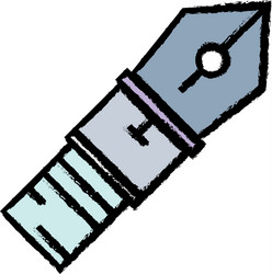 pen object design tool to write vector image