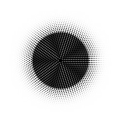 grainy dot pattern with gradient and noise vector image