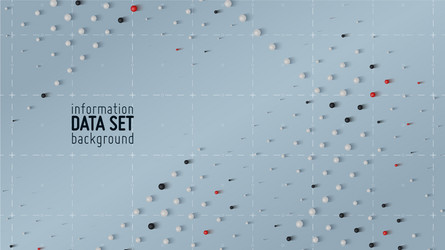 abstract data sorting visualization vector image