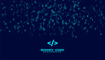 binary code algorithm digital data background vector