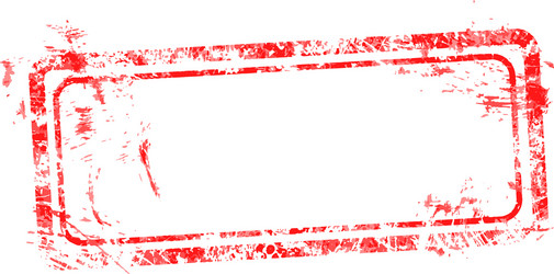 blank red used business grunge stamp vector