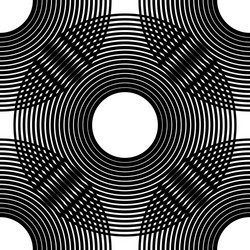 Circles seamless pattern background with grid vector