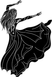 Dancing Girl Nude Silhouette Vector Images (over 190)