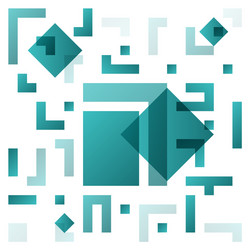 background with abstract square pattern vector