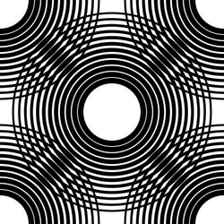 circles seamless pattern background with grid vector image