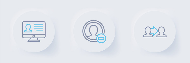 set line project team base create account screen vector image