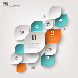 Cloud Computing & Web Icons Background vector image