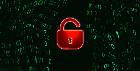 cyber security and hacking concept background vector image