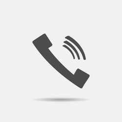 Handset phone icon Royalty Free Vector Image - VectorStock