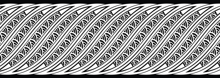 Polynesian Tribal Tattoos - Samoa & Fiji Vector Image